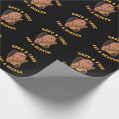 Biber Save a Tree Eat Beaver Cadeaupapier (Hoek)