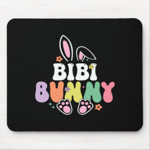 Bibi Bunny Vrouwen Pasen Konijn Oma Familie Muismat
