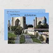 Bibi Khanym Moskee in Samarkand, Oezbekistan Briefkaart (Voorkant / Achterkant)