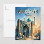 Bibi-Khanym-moskee Oezbekistan Briefkaart (Voorkant / Achterkant)