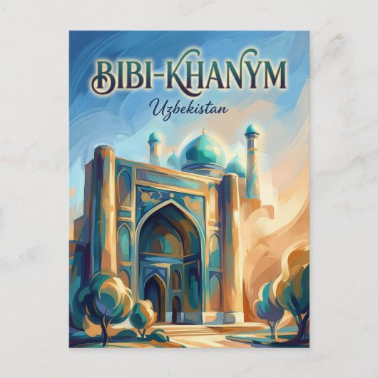 Bibi-Khanym-moskee Oezbekistan Briefkaart (Voorkant)