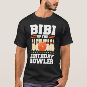 Bibi van de 'Birthday Bowler Bday Bowling' partij T-shirt