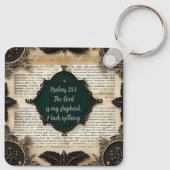 Bibile Psalm 23, cadeau Sleutelhanger (Achterkant)