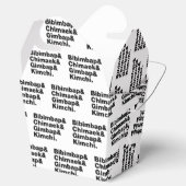 Bibimbap & Chimaek & Gimbap & Kimchi. Koreaanse vo Bedankdoosjes (Geopend)