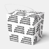 Bibimbap & Chimaek & Gimbap & Kimchi. Koreaanse vo Bedankdoosjes (Achterkant)