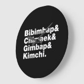Bibimbap & Chimaek & Gimbap & Kimchi. Koreaanse vo Grote Klok (Hoek)