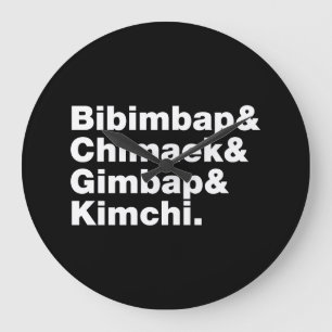Bibimbap & Chimaek & Gimbap & Kimchi. Koreaanse vo Grote Klok