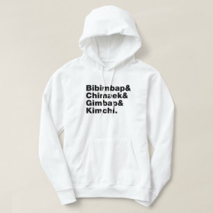 Bibimbap & Chimaek & Gimbap & Kimchi. Koreaanse vo Hoodie