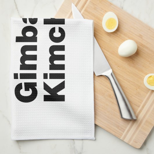 Bibimbap & Chimaek & Gimbap & Kimchi. Koreaanse vo Theedoek (Quarter Fold)