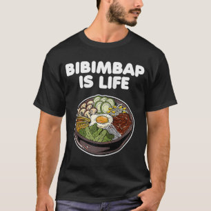 Bibimbap is een Koreaanse voedselautoriteit Kimchi T-shirt