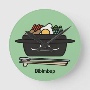Bibimbap Koreaanse rijstschaal voor siergroenten Ronde Klok