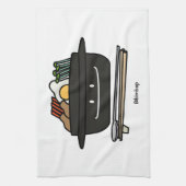 Bibimbap Koreaanse rijstschaal voor siergroenten Theedoek (Verticaal)