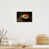 Bibimbap Stilleven Olie Schilderij Poster (Keuken)