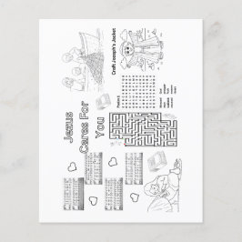 Bible Activities Printable to laminate as placemat Flyer