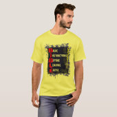 BIBLE = Basisinstructies voordat u de aarde verlaa T-shirt (Voorkant volledig)