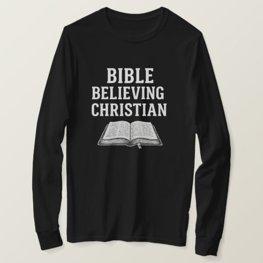 Bible Believing Christian - Long-sleeve Shirt (Design voorkant)