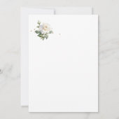 Bible Candle Cross First Holy Communion Invitation Kaart (Achterkant)