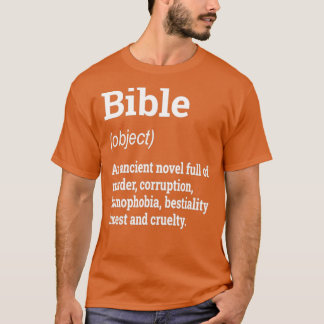 Bible Definition Funny Atheist Humor T-shirt