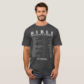 Bible Emergency Hotline Number  Cool Chritian T-shirt (Voorkant volledig)