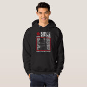 Bible Emergency Numbers  Funny Christian Bible & J Hoodie (Voorkant volledig)
