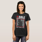 Bible Emergency Numbers  Funny Christian Bible & J T-shirt (Voorkant volledig)