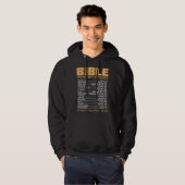 Bible Emergency Numbers Verse God Jesus Faith Chri Hoodie (Voorkant volledig)