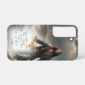 Bible Jesus Storm Water Gold Dove New Testament Samsung Galaxy Hoesje (Achterkant horizontaal)