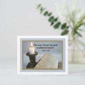 BIBLE LIGHT BRIEFKAART (Staand voorkant)