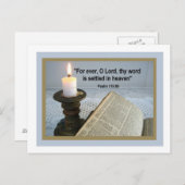 BIBLE LIGHT BRIEFKAART (Voorkant / Achterkant)