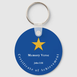 Bible Memory Verse Achievement Reward Award Sleutelhanger