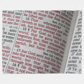 BIBLE PHRASE FLEECE DEKEN (Voorkant (Horizontaal))