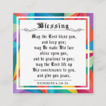 BIble Priely Blessing Numbers Geometric Colors