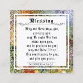 BIble Priestly Zegen Abstracte Paint Note Kaart Contactkaartje (Voorkant)