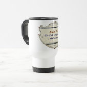 Bible Psalm 23:1 Shield Travel Mug Reisbeker (Voorkant links)