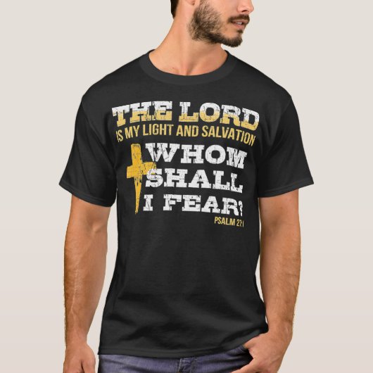 Bible Psalm 271 Religious Items Patriotic Christia T-shirt (Voorkant)