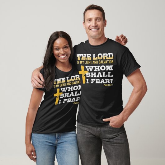 Bible Psalm 271 Religious Items Patriotic Christia T-shirt (Unisex)