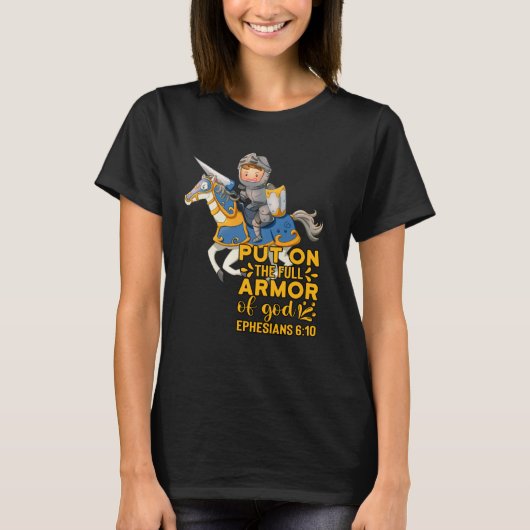 Bible Quote Armor of God Ephesians 611 Easter Chri T-shirt (Voorkant)