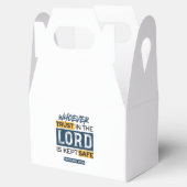 Bible Quote Art - Proverbs 29:25 Trust in God Bedankdoosjes (Geopend)