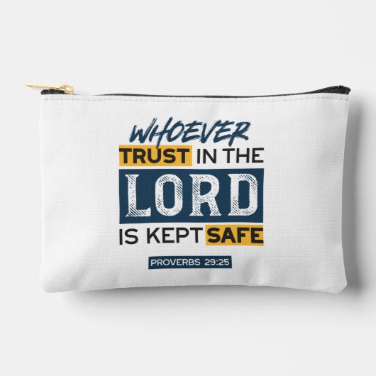 Bible Quote Art - Proverbs 29:25 Trust in God Etui (Voorkant)
