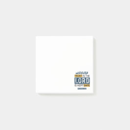 Bible Quote Art - Proverbs 29:25 Trust in God Post-it® Notes