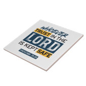 Bible Quote Art - Proverbs 29:25 Trust in God Tegeltje (Zijkant)