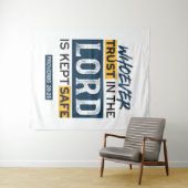 Bible Quote Art - Proverbs 29:25 Trust in God Wandkleed (In Situ (horizontaal))