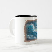 BIBLE QUOTE - Coffee Mug Tweekleurige Koffiemok (Voorkant links)