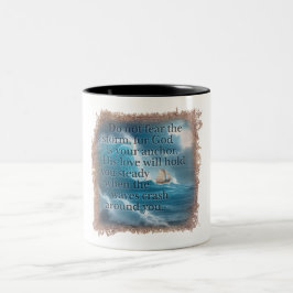 BIBLE QUOTE - Coffee Mug Tweekleurige Koffiemok