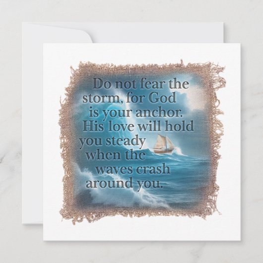 BIBLE QUOTE - Personalized Notecard Notitiekaartje (Voorkant)