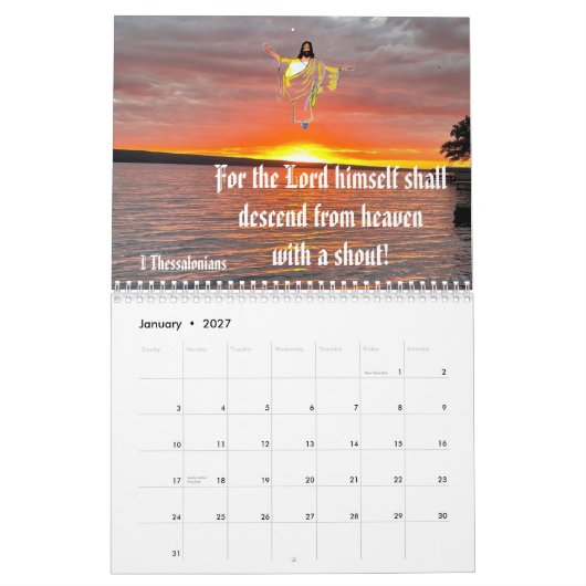 BIBLE SCRIPTURE-kalender Kalender (Jan 2027)