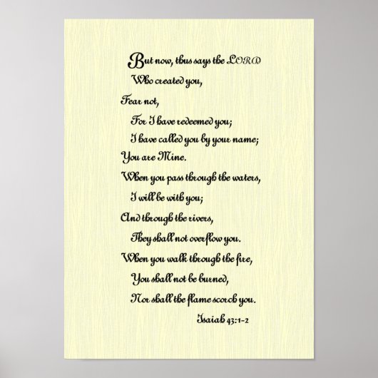 Bible Scripture Poster (Voorkant)