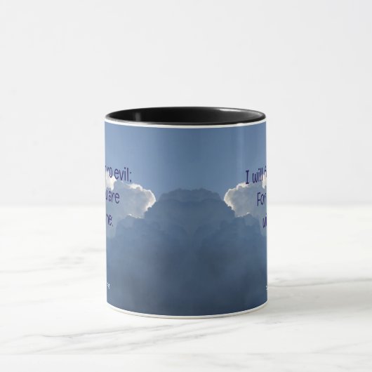 Bible Scripture Psalm 23:4 Fear No Evil... Mok (Midden)