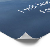 Bible Scripture Psalm 23:4 Fear No Evil... Poster (Hoek)