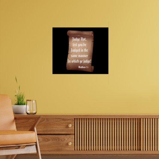 BIBLE SCRIPTURE SCROLL poster (Woonkamer 2)